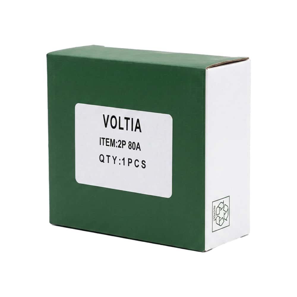 Interruptor disyuntor diferencial 2 polos 80A VOLTIA - Miniatura 3
