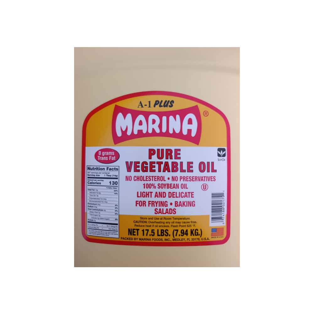 Aceite de soya puro Marina (7.94 kg / 17.5 lb) - Miniatura 3