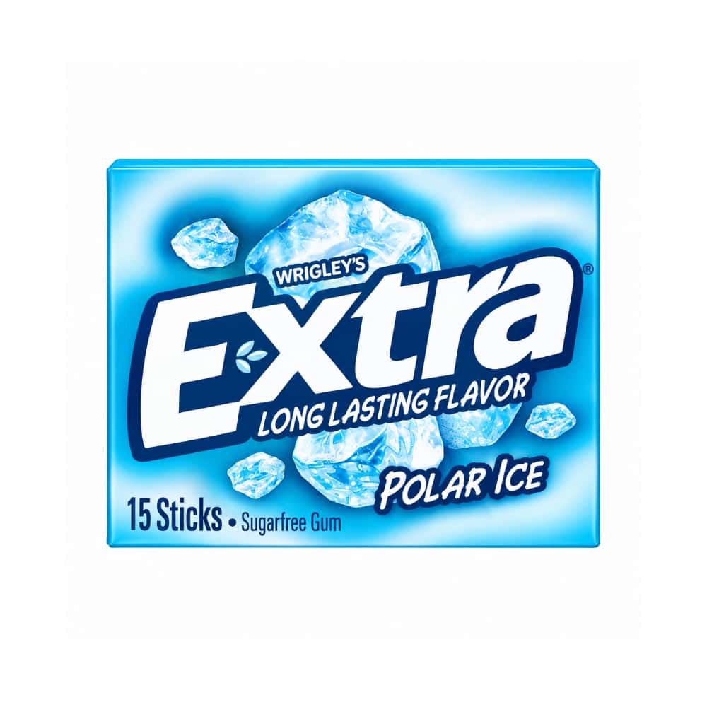 Chicle sin azúcar polar ice Wrigley's (15 U) - Miniatura 1