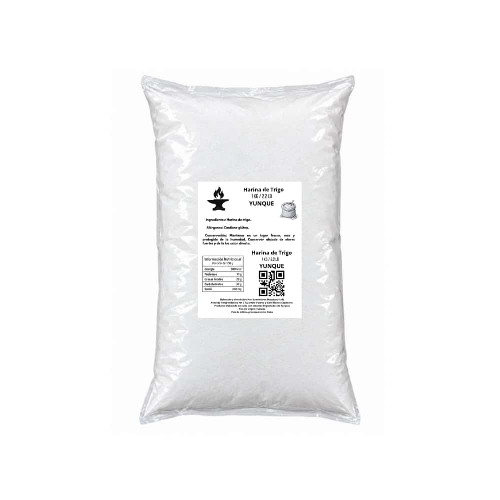 Harina de trigo Yunque (1 kg / 2.2 lb) - Miniatura 3