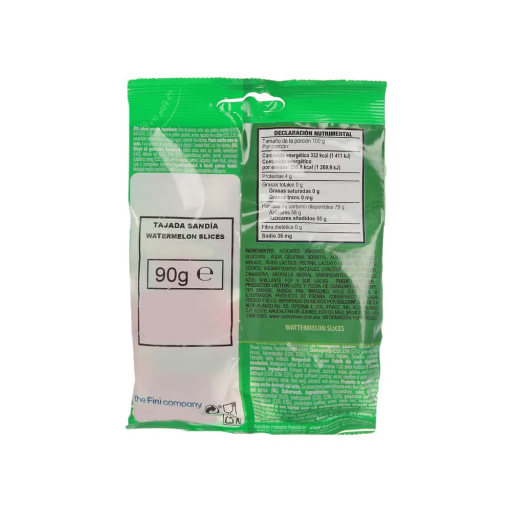 Gomitas tajadas de sandía Fini (90 g / 3.17 oz) - Miniatura 6