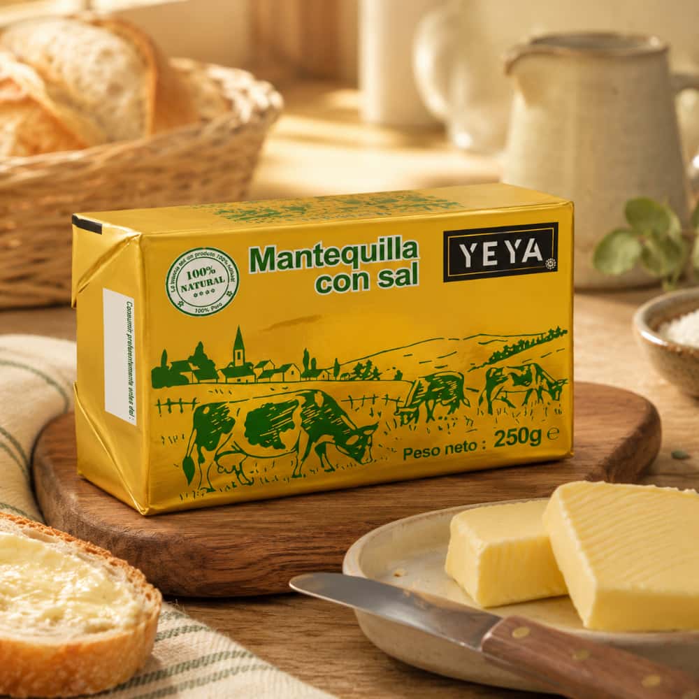 Mantequilla con sal YEYA (250 g / 8.81 oz) - Miniatura 5