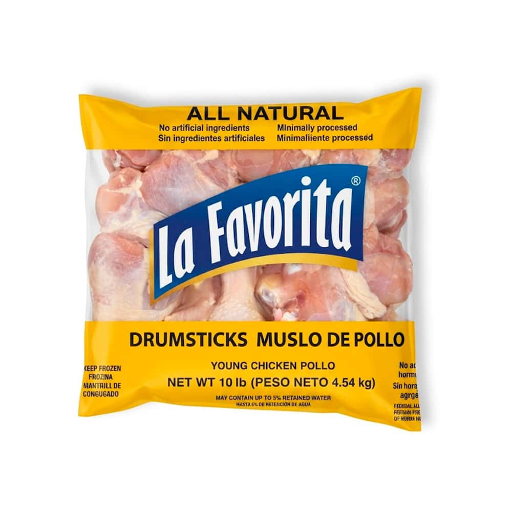 Muslos de pollo congelados La Favorita (4.54 kg / 10 lb) - Miniatura 1