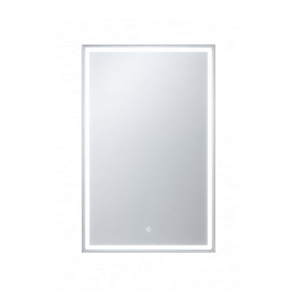 Espejo LED rectangular con iluminación perimetral y diseño moderno Rudenkov L-1270 - Miniatura 1