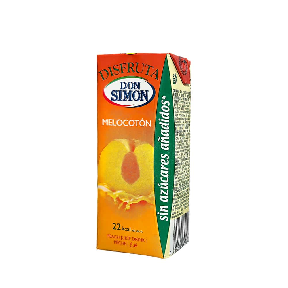 Caja de jugo de melocotón Don Simon (24 x 200 ml) - Miniatura 2