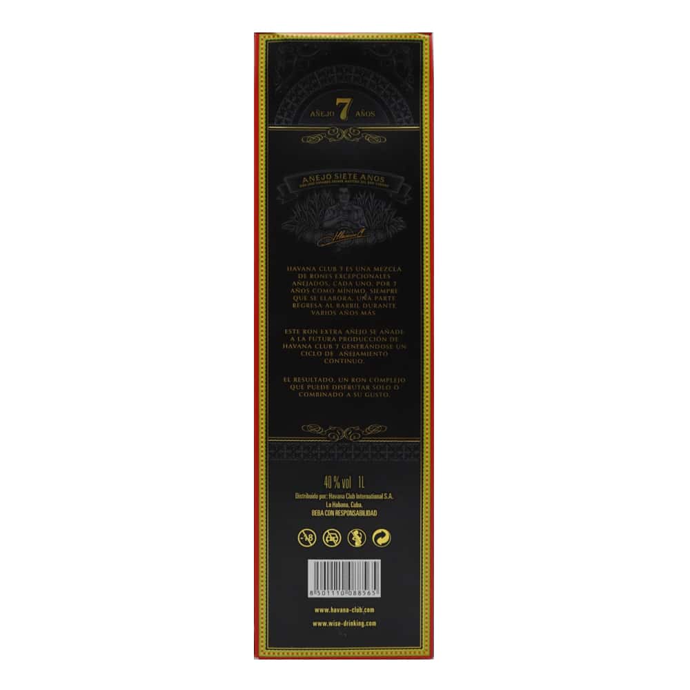 Ron añejo 7 años en estuche Havana Club (1 L) - Miniatura 4