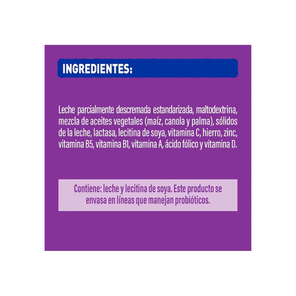 Alimento en polvo deslactosado para preparar bebidas a base de leche y grasa vegetal, adicionado con vitaminas y minerales Nestlé Carnation (460 g / 1 Lb) - Miniatura 6