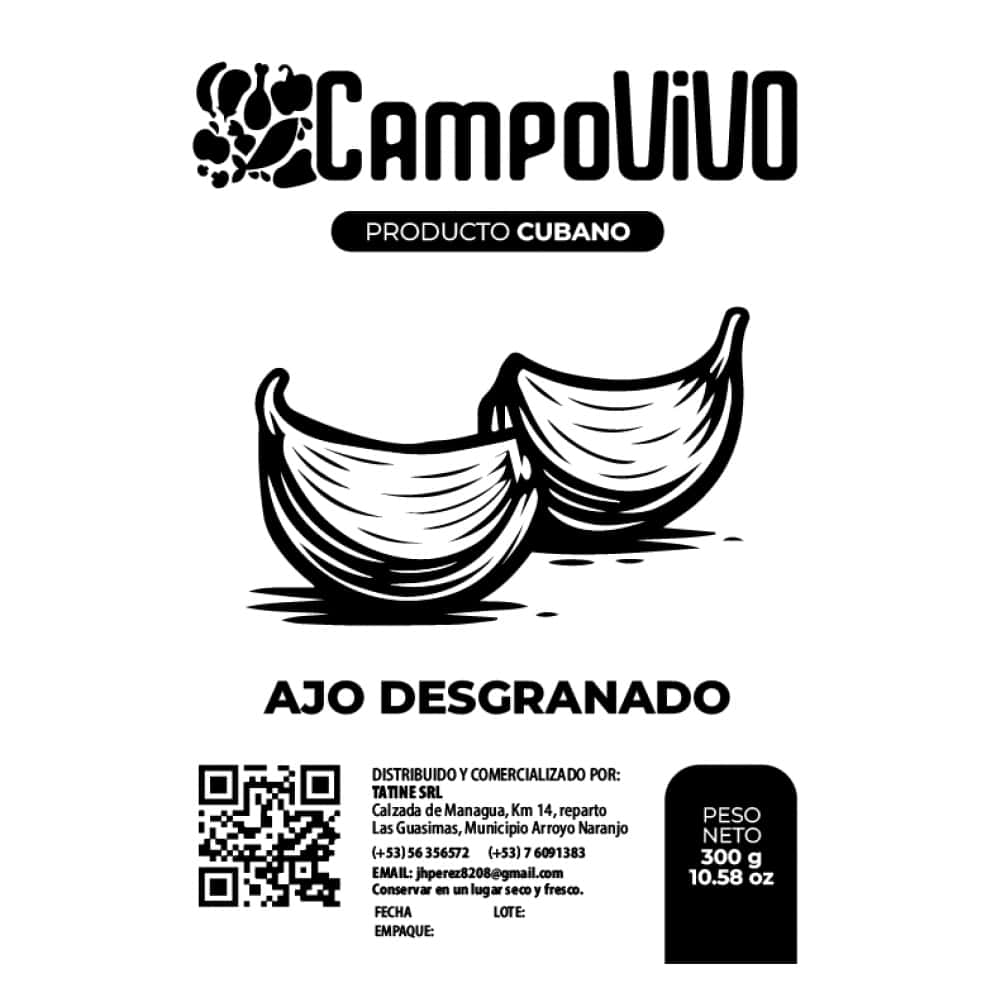 Ajo desgranado Campo Vivo (300 g / 10.5 oz) - Miniatura 4