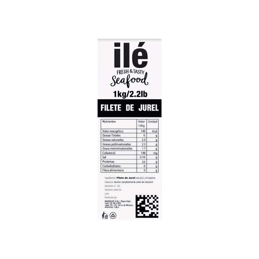 Filete de pescado Jurel Ilé (2 x 1 kg / 2.2 lb) - Miniatura 3