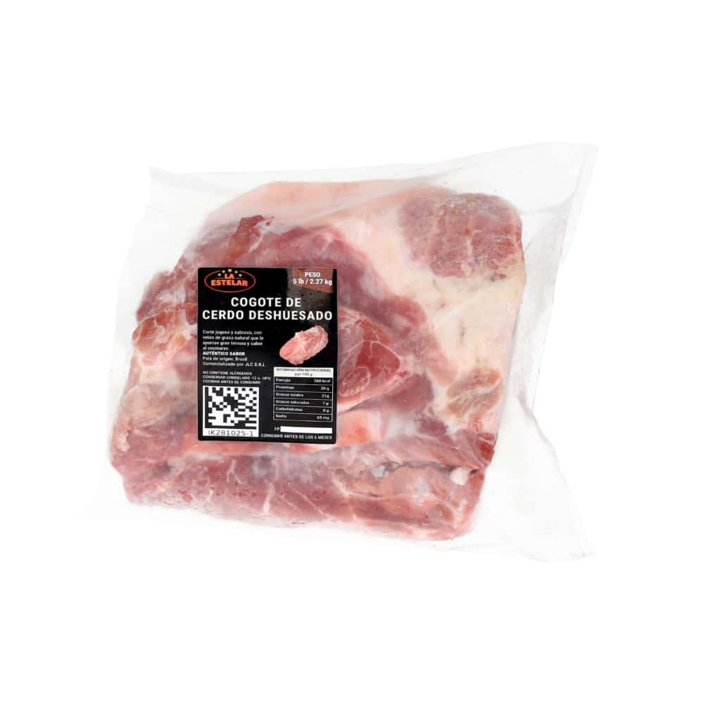 Cogote de cerdo deshuesado La Estelar (2.27 kg / 5 lb) - Miniatura 2