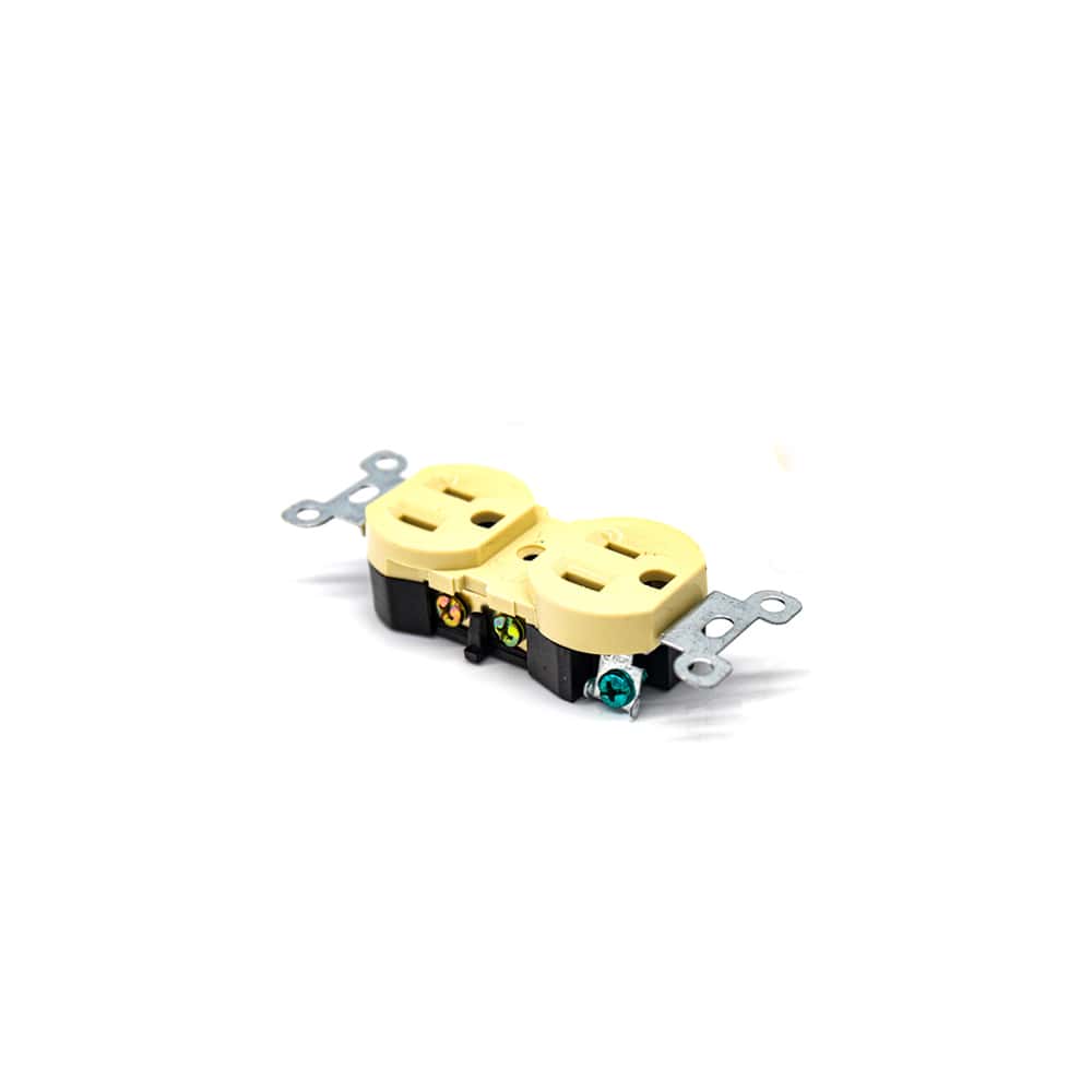 Tomacorriente doble 125 V / 15 A Troen - Miniatura 5