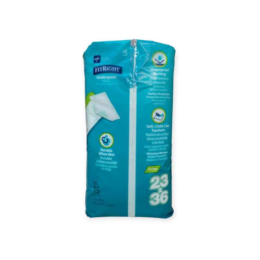 Pañales de cama de absorción moderada 23" x 36" Fit Right (15 u) - Miniatura 7