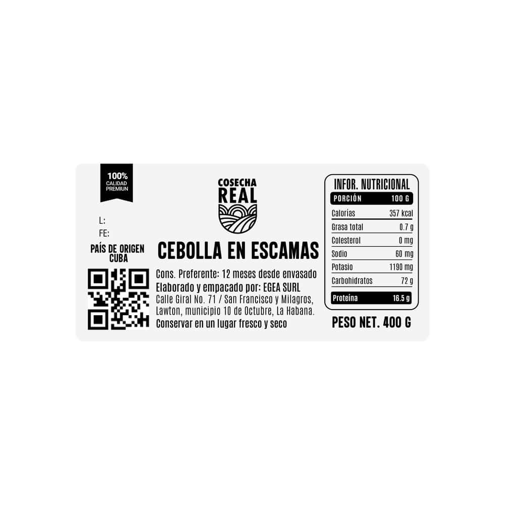 Cebolla en escamas Cosecha Real (400 g / 14.1 oz) - Miniatura 3