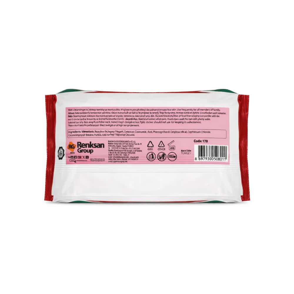 Toallitas húmedas con fragancia a rosas Belux (120 U) - Miniatura 2