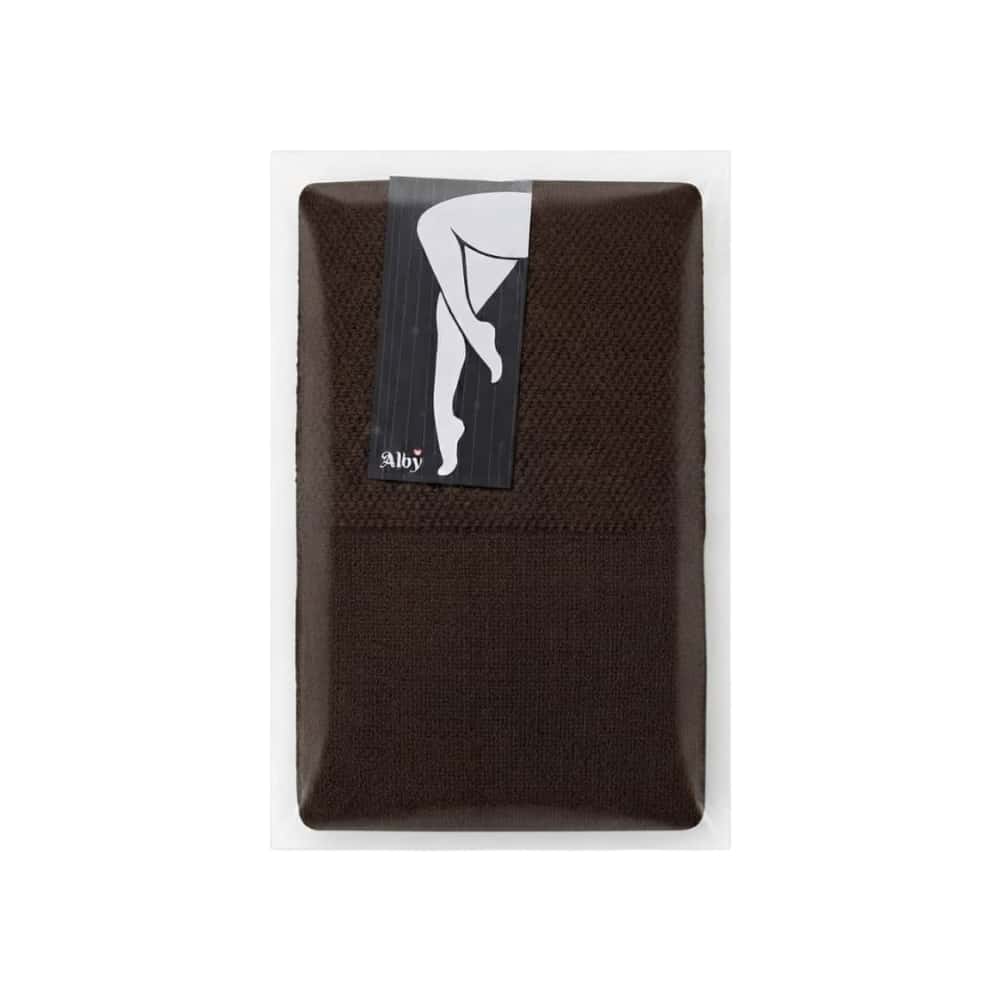 Licra larga de cintura alta color marrón oscuro Alby (Talla única) - Miniatura 3