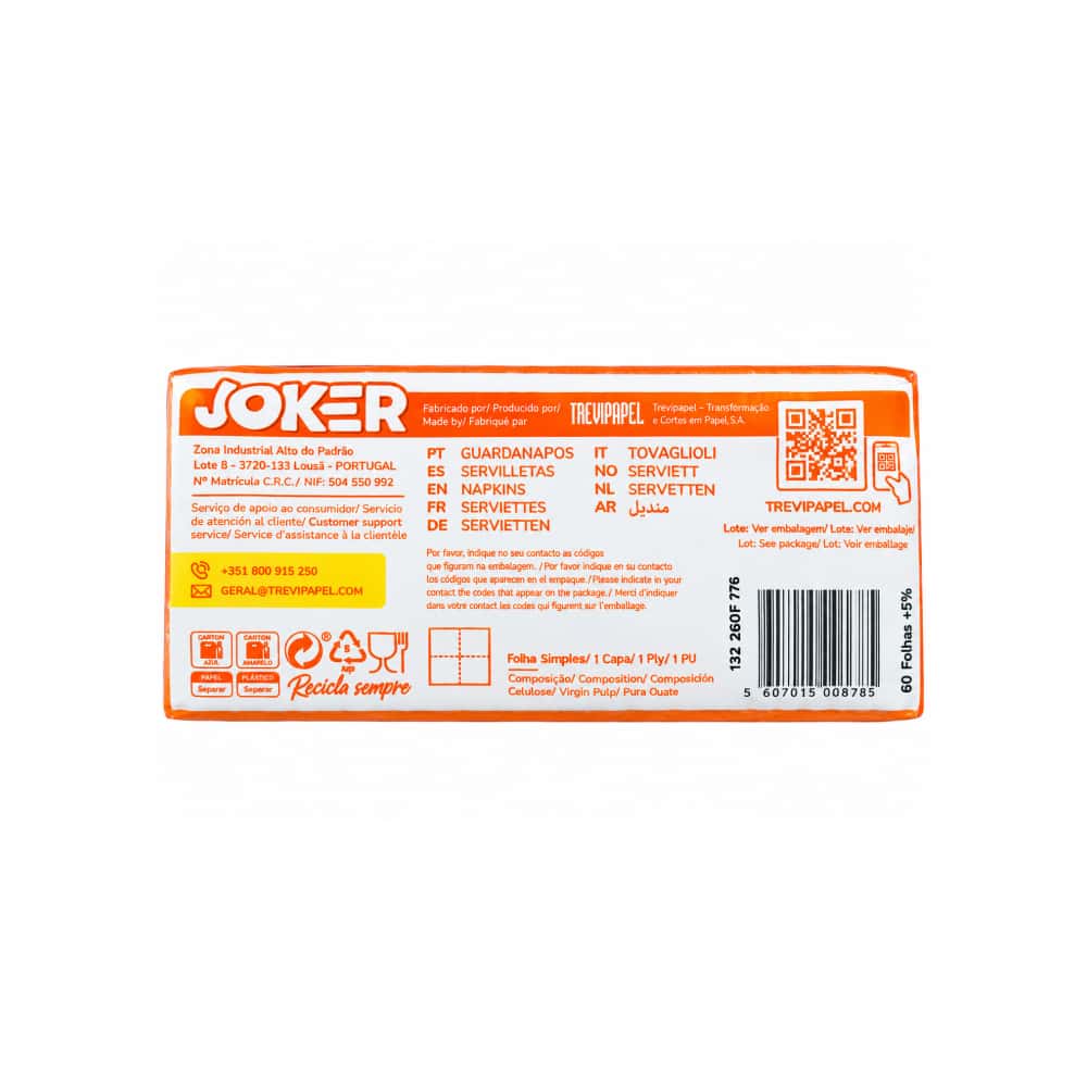 Servilletas Joker (60 U) - Miniatura 2