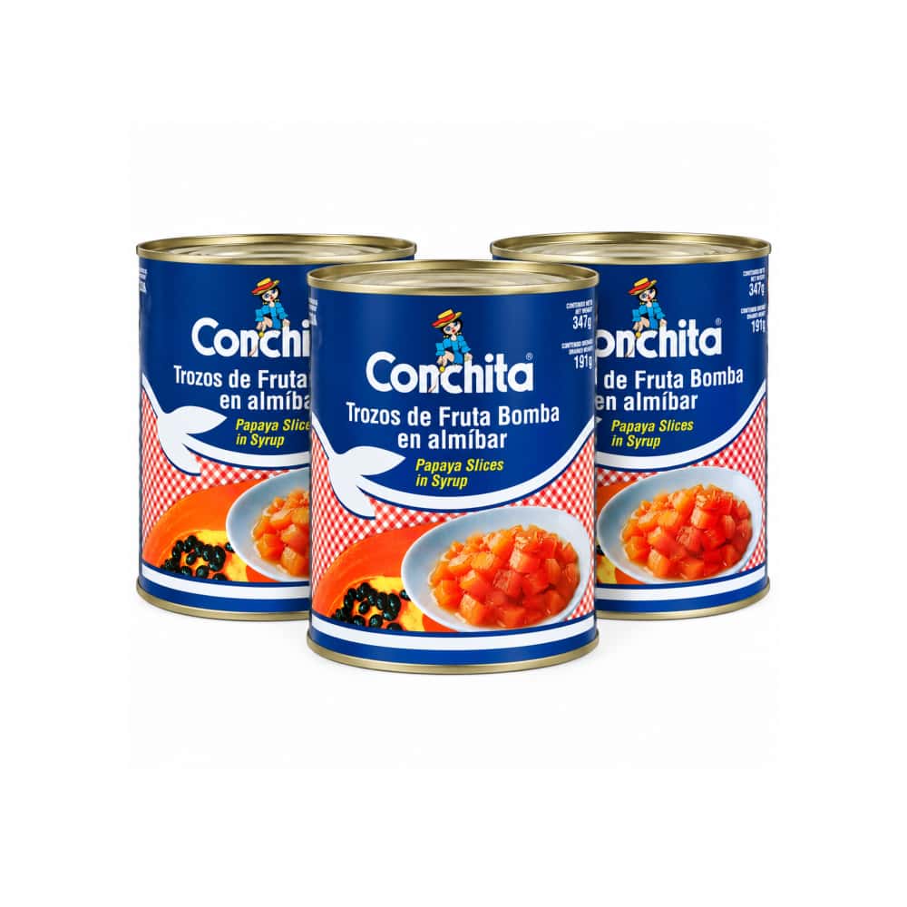 Trozos de fruta bomba en almíbar Conchita (3 x 3.47 kg / 7.66 lb) - Miniatura 1