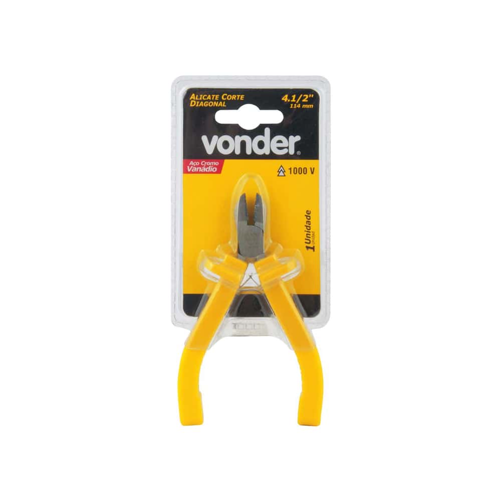 Alicate de corte diagonal 4.1/2" Vonder - Miniatura 6