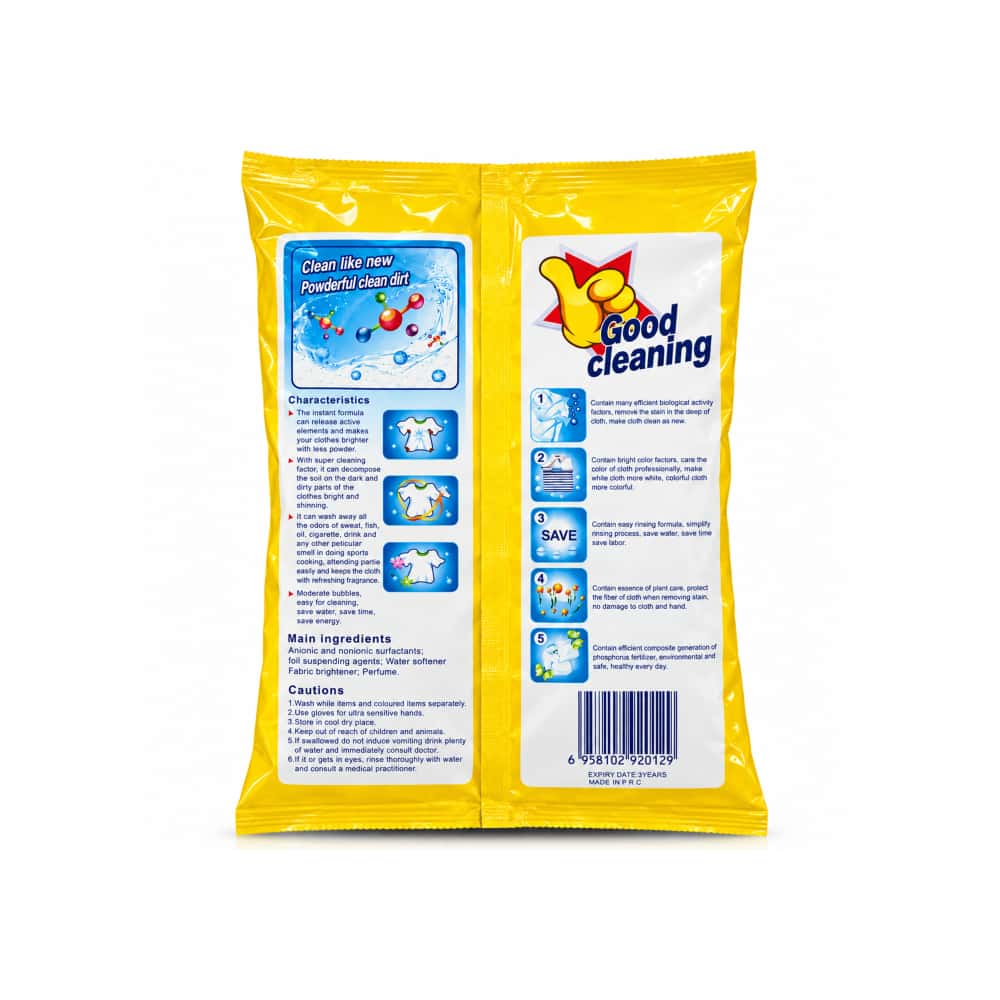 Detergente en polvo perfumado Good Cleaning (500 g / 1.1 lb) - Miniatura 2