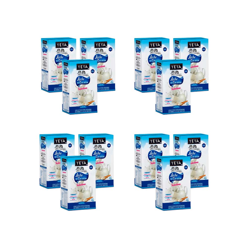 Leche en polvo entera YEYA (12 x 800 g / 1.76 lb) - Miniatura 1