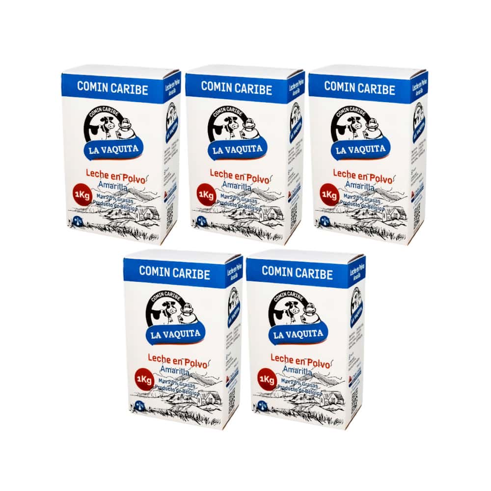 Leche entera en polvo La Vaquita (5 x 1 kg / 2.2 lb) - Miniatura 1