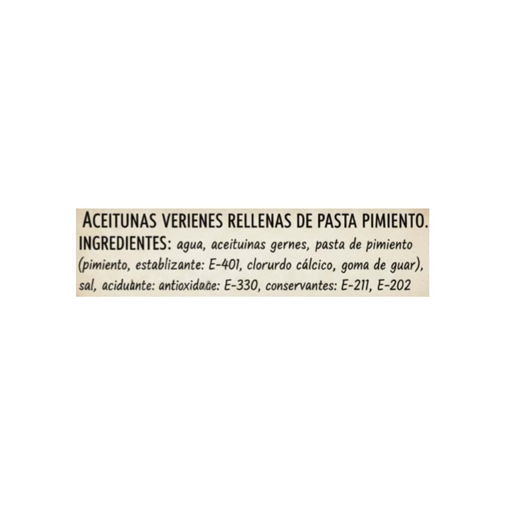 Aceitunas verdes rellenas de pasta de pimiento Los Curado (180 g / 6.35 oz) - Miniatura 5