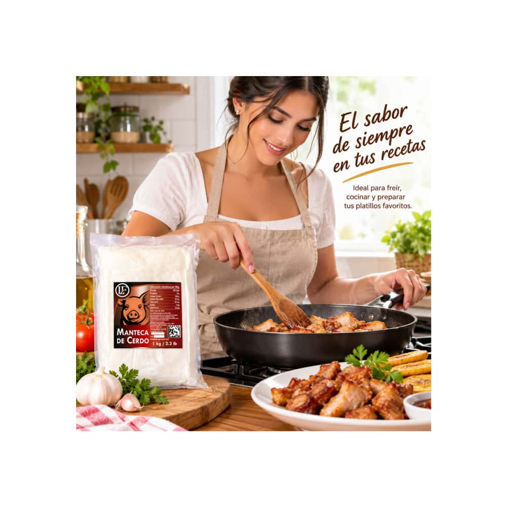 Manteca de cerdo LF (1 kg / 2.2 lb) - Miniatura 3