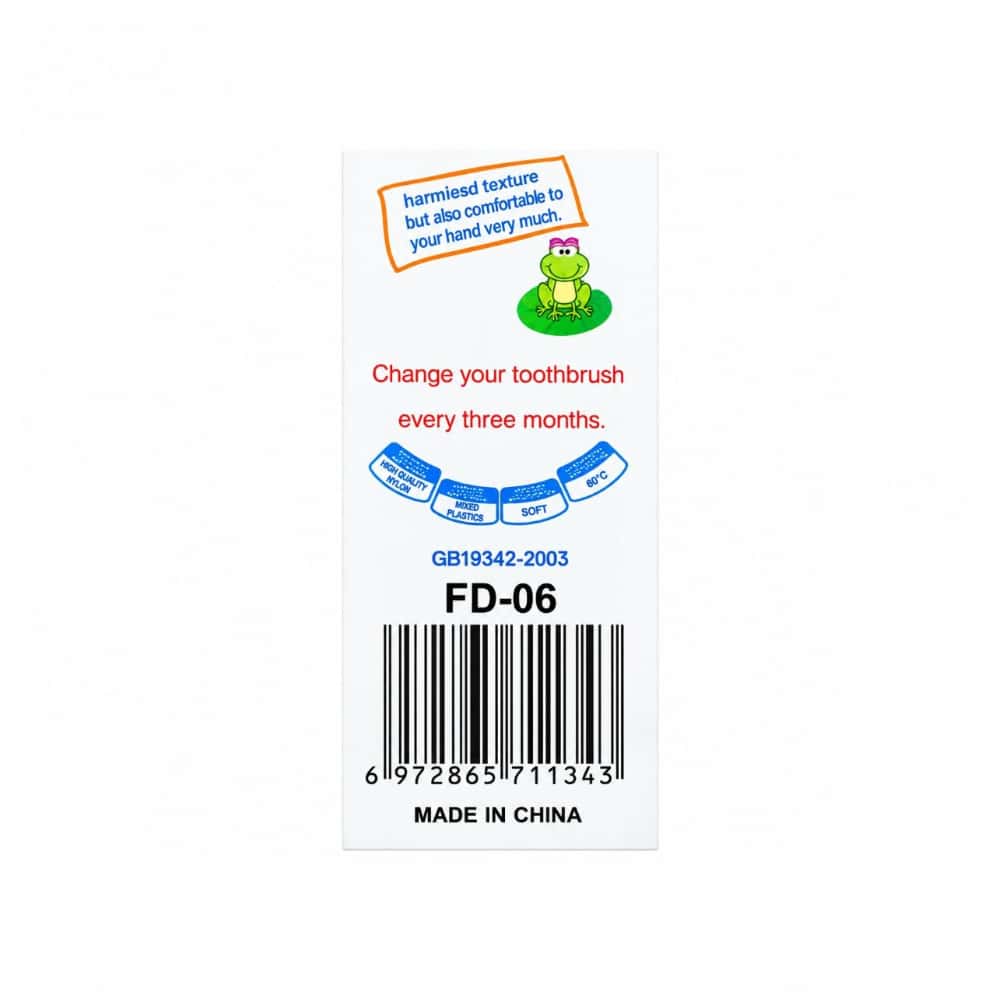 Cepillo dental infantil con forma de oso panda Fresh Doctor (1 U) - Miniatura 3