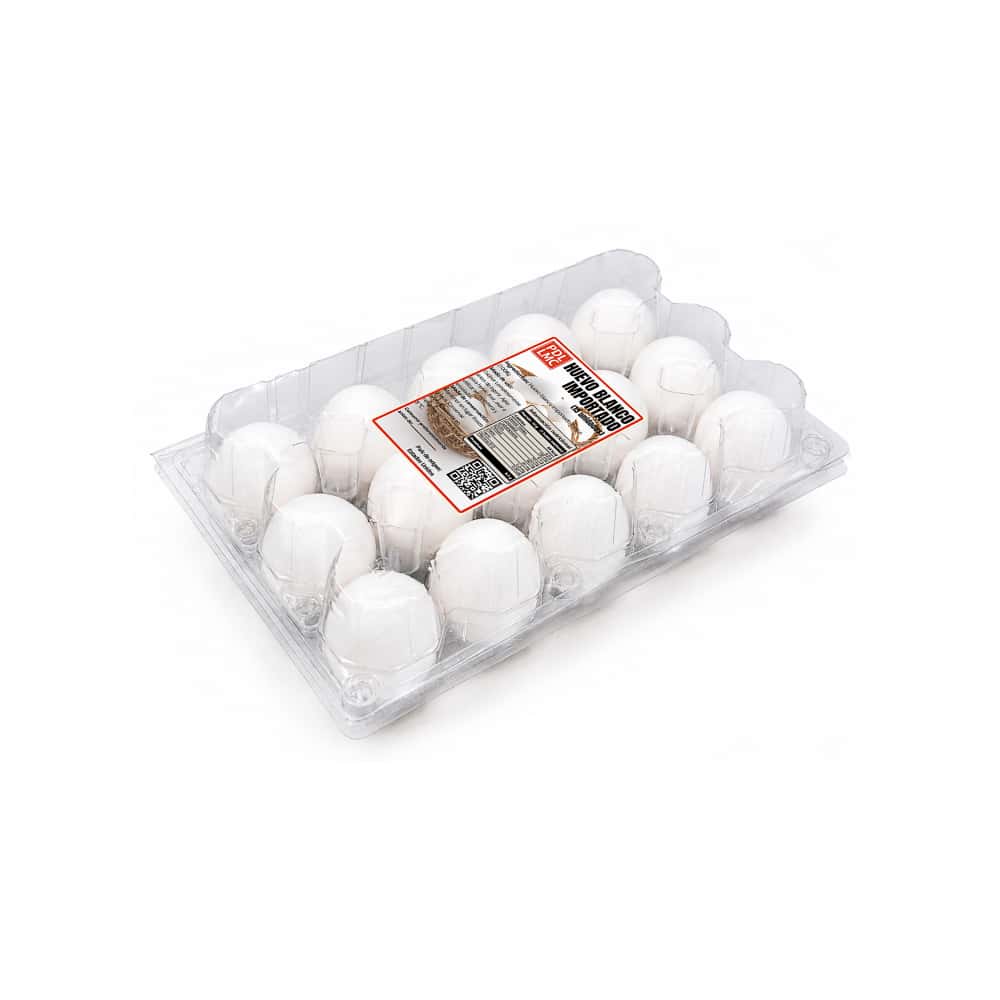 Huevo blanco importado PDL LMC (15 U) - Miniatura 1