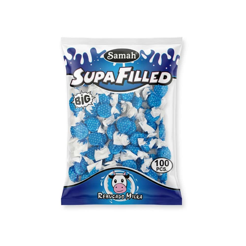 Caramelos sabor leche Samah SupaFilled (250 g / 8.81 oz) - Miniatura 1