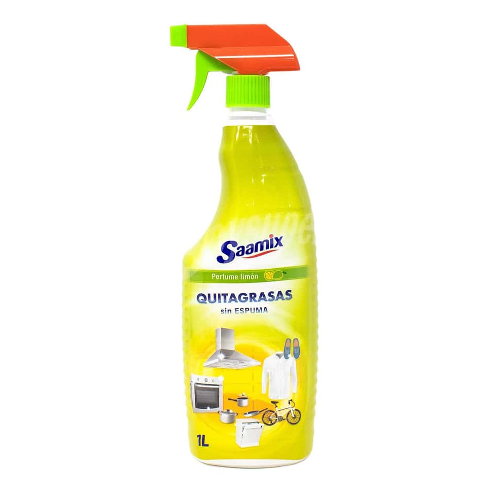 Quitagrasas sin espuma con aroma a limón Saamix (1 L) - Miniatura 1