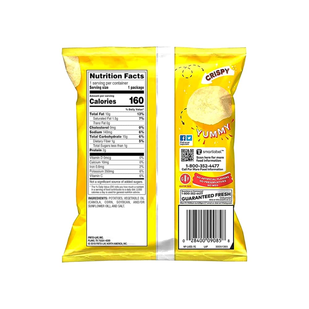 Papas fritas clásicas Lay´s (28.3 g / 1 oz) - Miniatura 4
