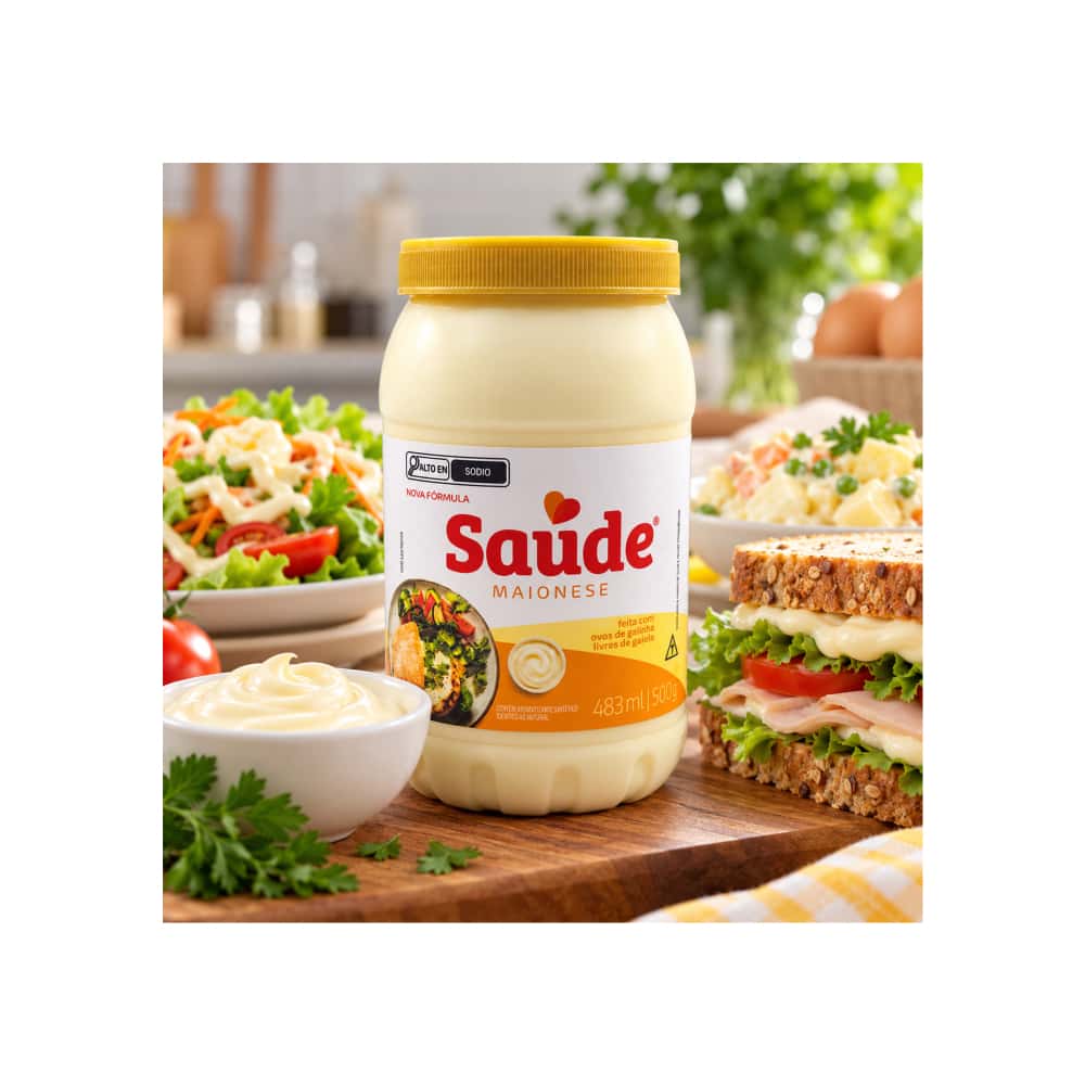 Mayonesa Saude (483 ml) - Miniatura 5