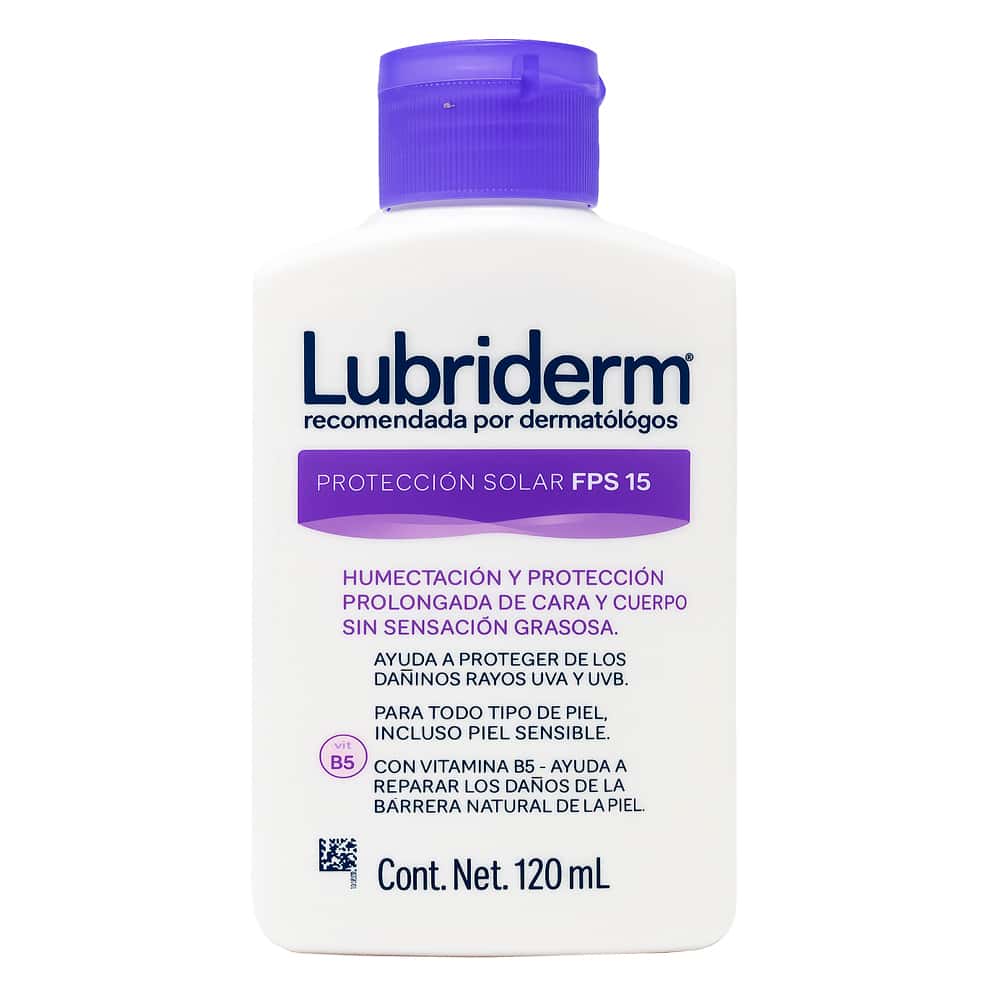 Crema humectante cara y cuerpo con FPS-15 Lubriderm (120 ml) - Miniatura 5