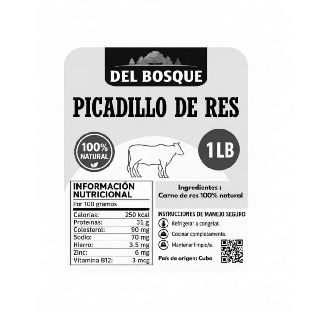 Picadillo de res Del Bosque (453 g / 1 lb) - Miniatura 3