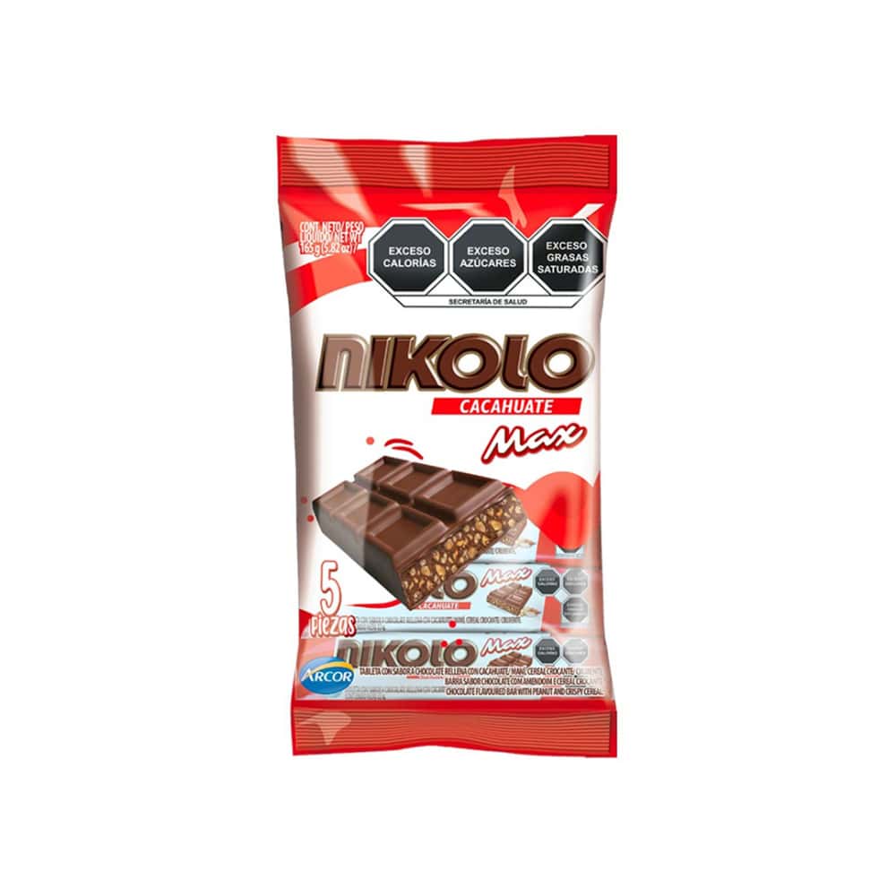 Tableta con sabor a chocolate rellena con maní Arcor (140 g / 4.93 oz) - Miniatura 5