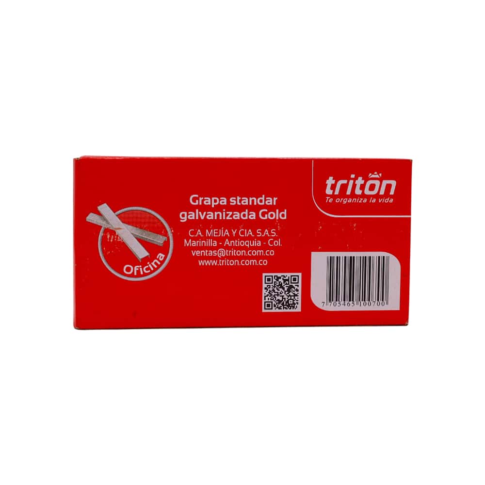 Grapa -presilla- estándar galvanizada Tritón - Miniatura 5