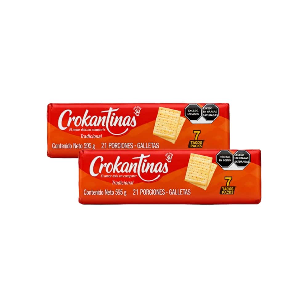 Galletas Crokantinas (2 x 595 g / 1.31 lb) - Miniatura 1