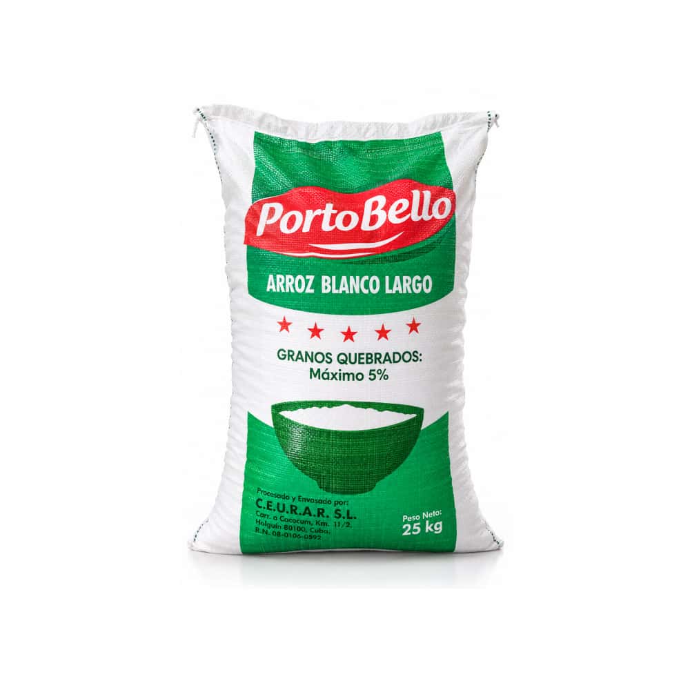 Arroz blanco de grano largo PortoBello (2 x 25 kg / 55 lb) - Miniatura 2