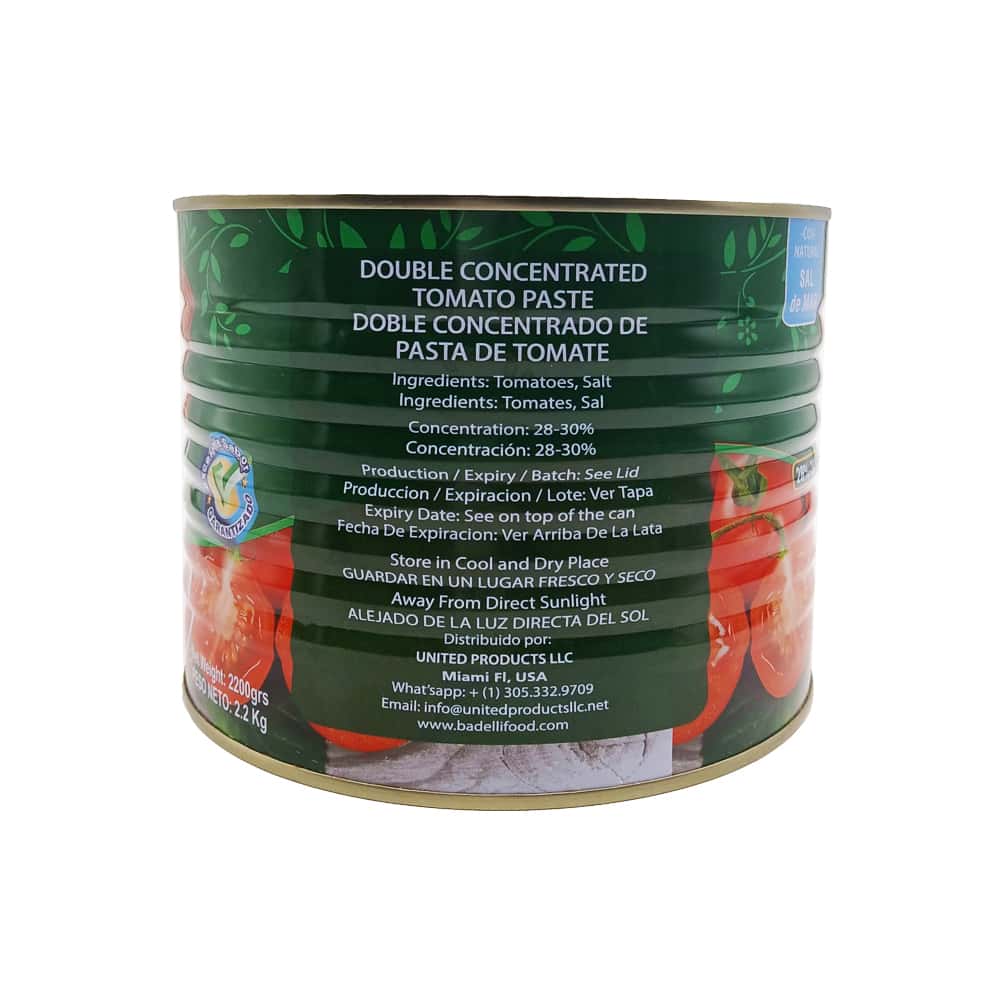 Pasta de tomate Badelli (2.2 kg / 4.85 lb) - Miniatura 2