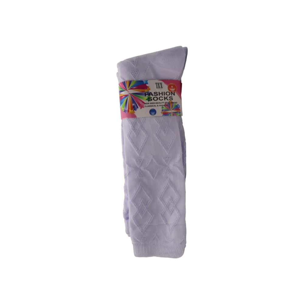 Conjunto de 3 pares de medias con estampado variado color azul extra claro Fashion Socks (Talla XXL) - Miniatura 1