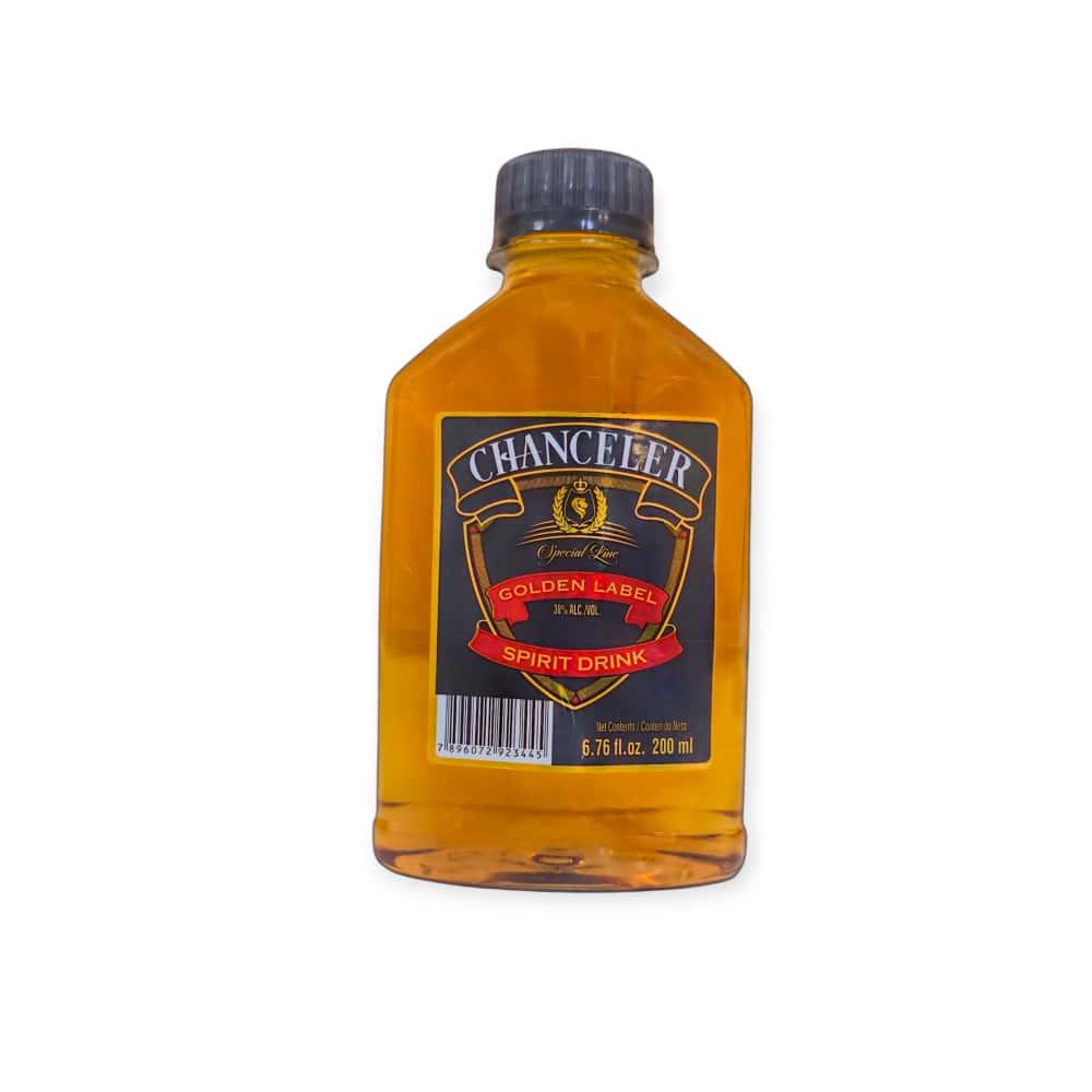 Whisky línea especial etiqueta dorada Chanceler (200 ml) - Miniatura 1