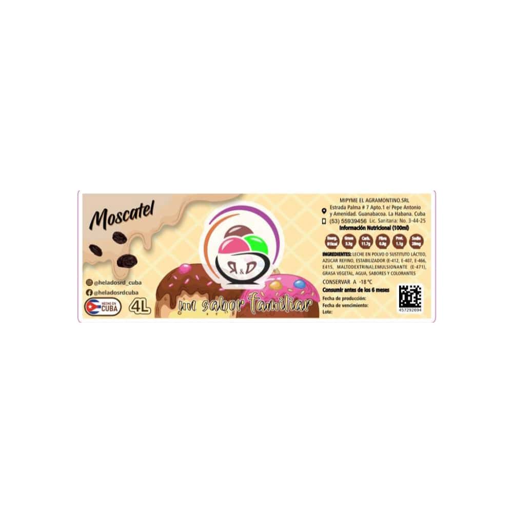 Helado sabor moscatel R&D (4 L) - Miniatura 2
