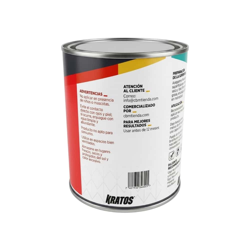 Pintura de esmalte rojo Kratos (0.8 L) - Miniatura 2