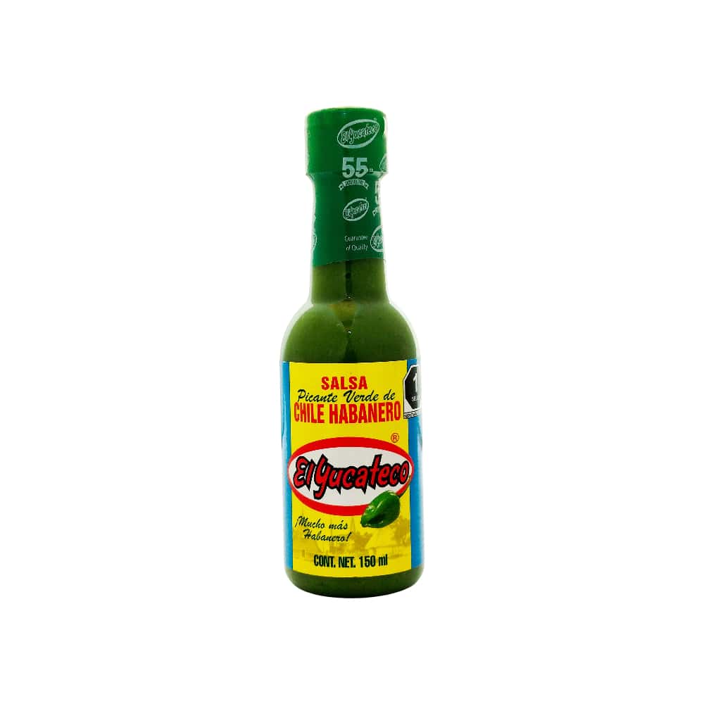 Salsa picante verde de chile habanero El Yucateco (150 ml) - Miniatura 5