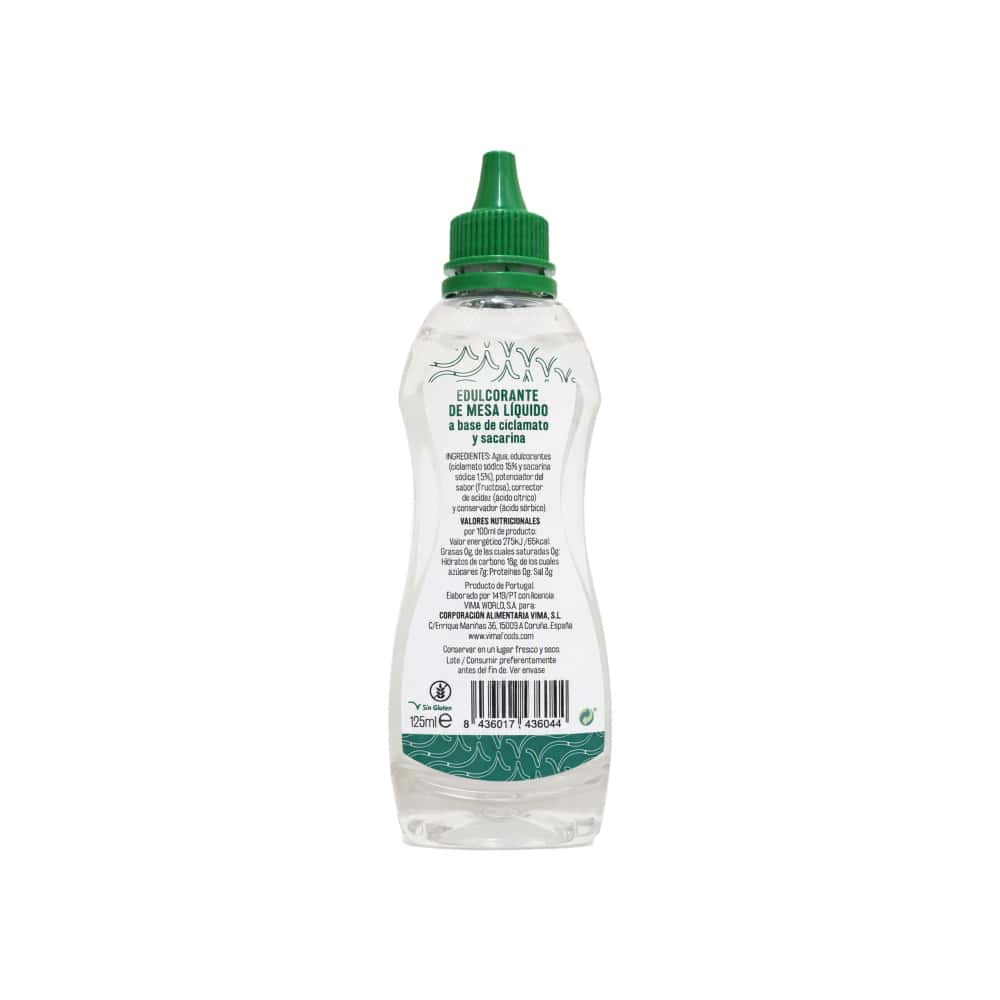 Edulcorante líquido Vima Foods (125 ml) - Miniatura 5