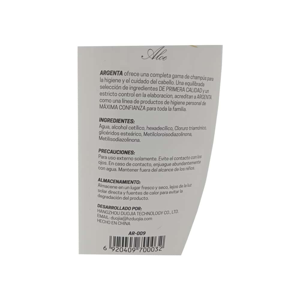 Acondicionador de aloe Argenta (400 ml) - Miniatura 7