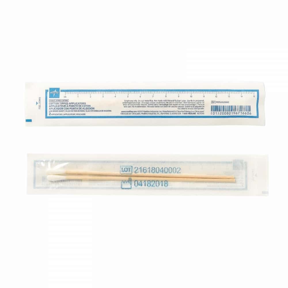 Aplicador con punta de algodón Medline (2 U) - Miniatura 1