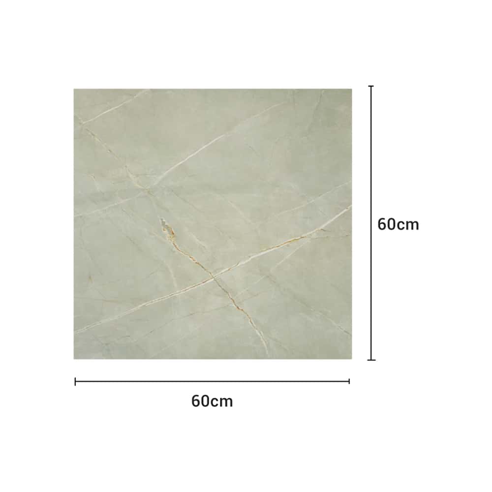 Caja de losas armani olivine pulido de porcelana esmaltada 600 mm x 600 mm Malu G-02 (4 U) - Miniatura 3