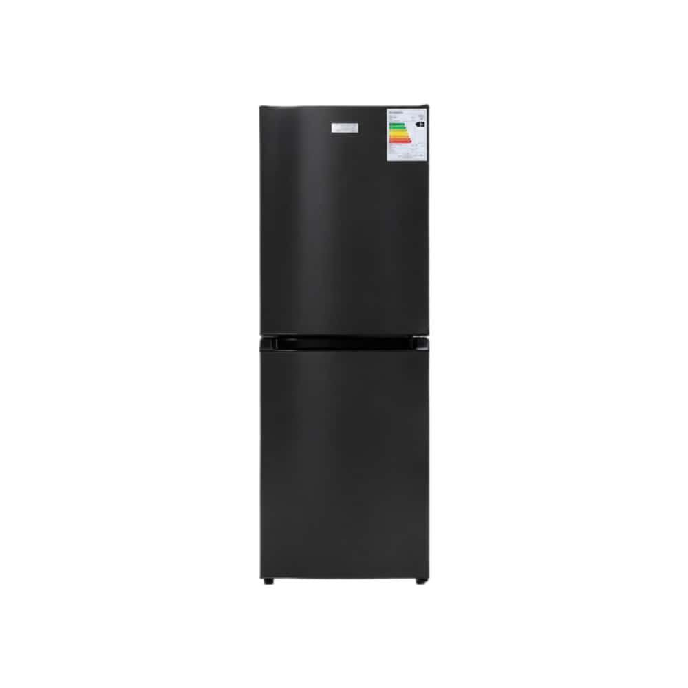 Refrigerador de 226 L / 8 pies cúbicos gris con dos puertas negras Royal RF800SBM - Miniatura 1
